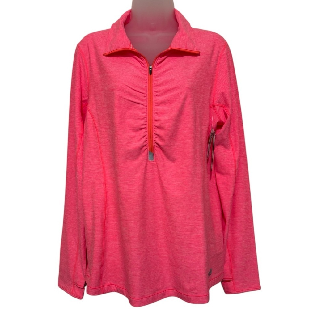 New Balance NB Dry 1/4 Zip Long Sleeve Performance Shirt NWT Size XL
